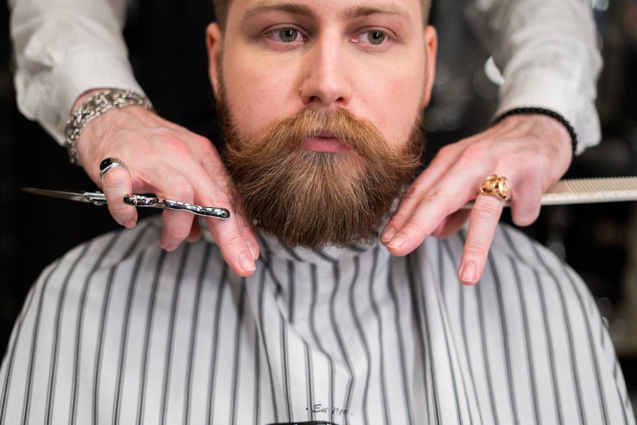 barbe bien taillée